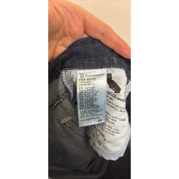 AG Adriano Goldschmied Jeans Womens 26 Dark Wash Mari High Rise Slim Straight - Picture 7 of 9